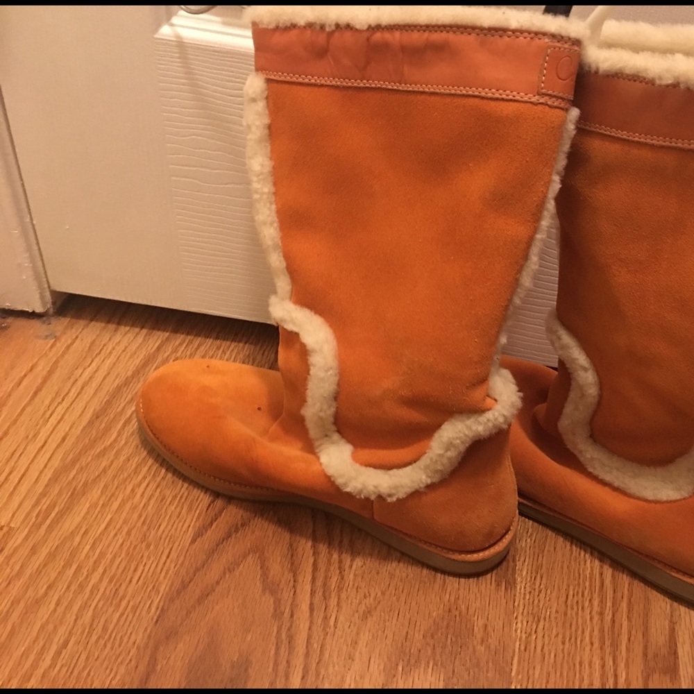 Cole Haan fleece boot